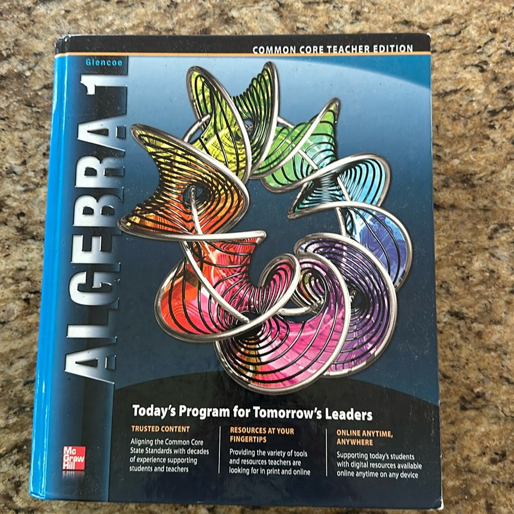 Algebra 1 Teachers Edition- McGraw Hill (2014)